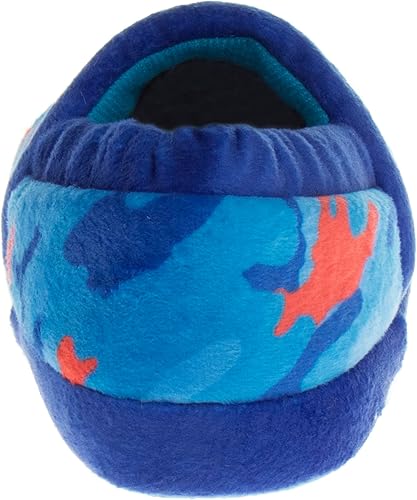 Nickelodeon Paw Patrol slippers - Boys Chase and Marshall House Shoes - Plush Lightweight Warm indoor Comfort Soft Aline House Slippers - Blue 3D Ears (Toddler - Little Kid)