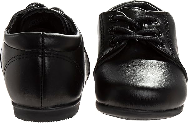 Zapatos de vestir para bebés Josmo para niños: zapatos Derby informales de cuero sintético para caminar (para bebés y niños pequeños), talla 3 para bebés, color negro