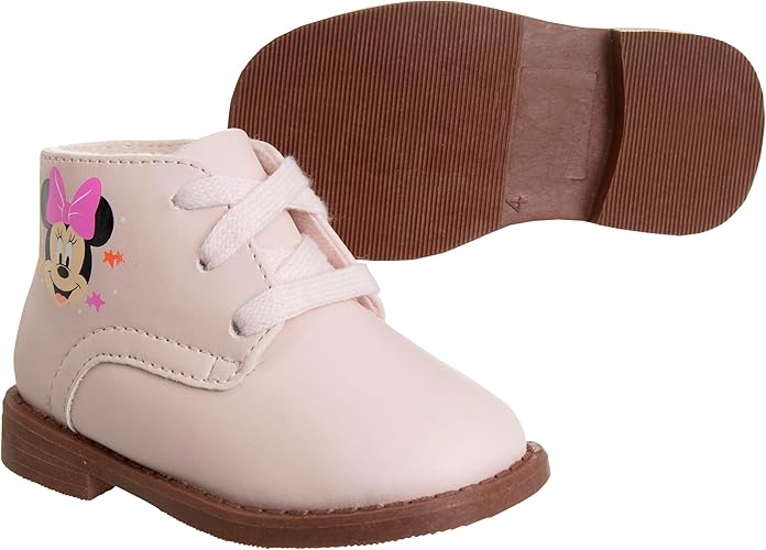 Josmo Baby - Zapatos unisex para caminar para niños y niñas, botas de vestir sintéticas ligeras, suela antideslizante, caña alta, color negro (talla 2 para bebés)