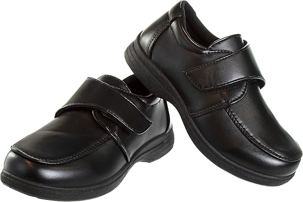 French Toast Boys Shoes - Kids Oxford School Uniform Loafer Church Dress Shoes Slip-On Faux-Leather (Toddler-Big Kid)