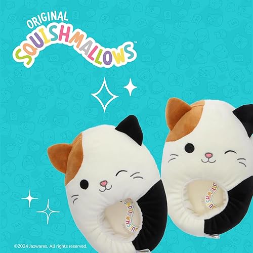 Pantuflas Squishmallows Fifi the Fox: pantuflas de felpa ligeras, cálidas, cómodas y suaves para hombre y mujer. Fifi the Fox (niño pequeño, niño grande y adulto)