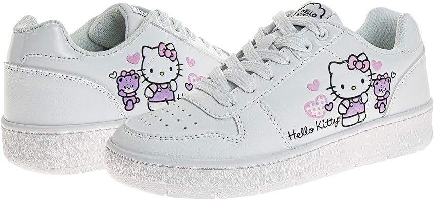 Hello Kitty Sneakers for Girls - Kids Lightweight Athletic Breathable Casual Shoes (Little Kid - Big Kid)