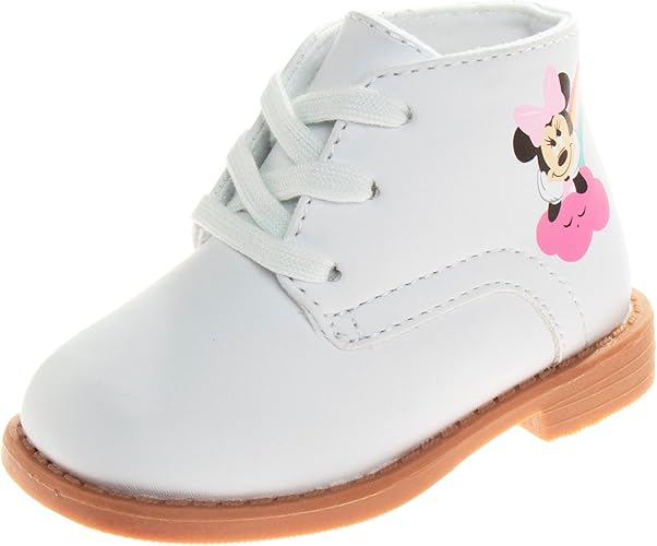 Josmo Baby - Zapatos unisex para caminar para niños y niñas, botas de vestir sintéticas ligeras, suela antideslizante, caña alta, color negro (talla 2 para bebés)