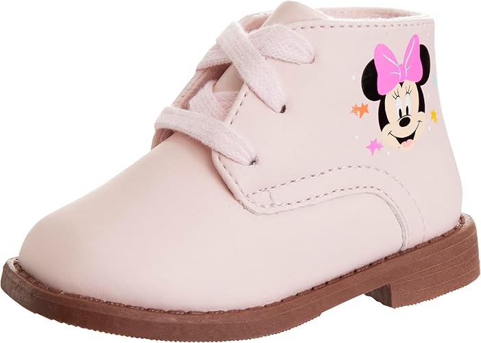 Josmo Baby - Zapatos unisex para caminar para niños y niñas, botas de vestir sintéticas ligeras, suela antideslizante, caña alta, color negro (talla 2 para bebés)