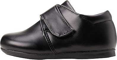 Zapato de vestir para caminar para niño Josmo (bebé, niño pequeño), talla 3 para bebé, hebilla negra