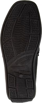 Josmo Boys’ Shoes – Casual Leatherette Moccasin Driving Loafers (Size: 5T-5 Big Kid)