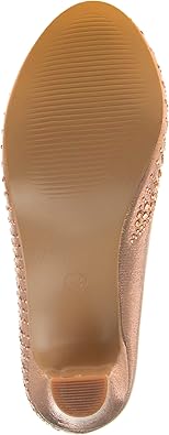 Badgley Mischka Closed Toe Heels for Kids Girls - Block Heel Dress Shoe Pumps with Crystal Frame (Sizes 13-6 Little Kid-Big Kid)