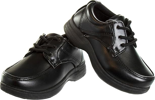 French Toast Boys Shoes - Kids Oxford School Uniform Loafer Church Dress Shoes Slip-On Faux-Leather (Toddler-Big Kid)