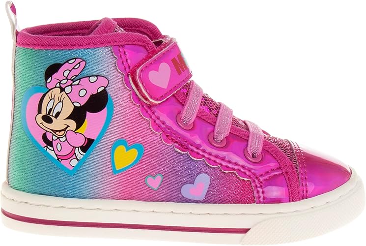 Disney Minnie Mouse Shoes Casual Canvas - Slip on Athletic Sneakers - (Toddler - Little Kids)