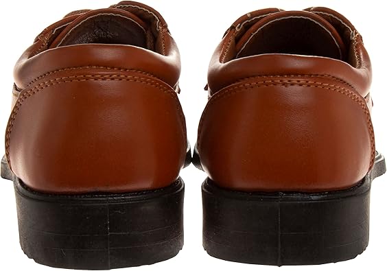 Josmo Boys Dress Shoes - Classic Laceup Oxford Casual Dress Formal Shoes - Black (Toddler/Little Kid 7-13/Big Kid 1-6)