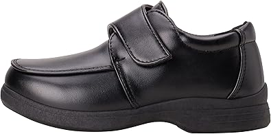 Zapatos de vestir para niños Josmo - Zapatos Derby de uniforme escolar Mocasines (para niños pequeños/niños), talla 5 para niños pequeños, hebilla negra