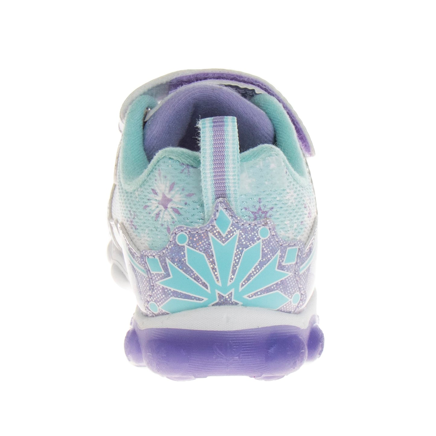 Zapatillas de deporte Frozen de Disney para niñas: zapatillas para correr sin cordones con luces (niña pequeña)