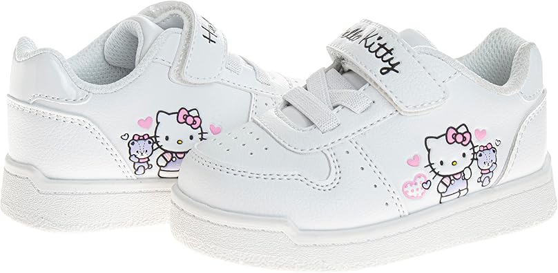 Hello Kitty Sneakers for Girls - Kids Lightweight Athletic Breathable Casual Shoes (Toddler - Little Kid)