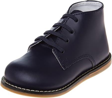 Zapatos para caminar para bebés Josmo Logan: zapatos para bebés cómodos y antideslizantes, botas para primeros pasos, color negro (talla mediana, para bebés)