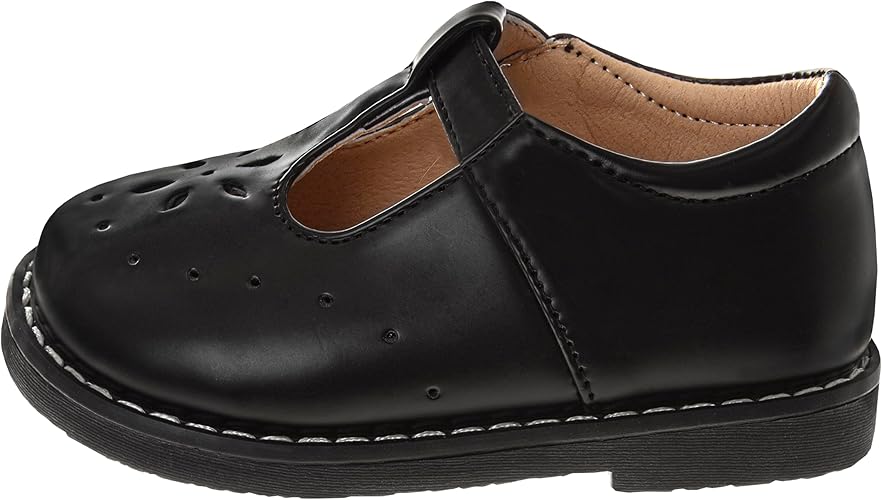 Josmo Baby Girls Maryjane Flats Slipon - Newborn Infant Formal Dress Shoes School Mary Janes (Size 3-8 Infant-Toddlers)