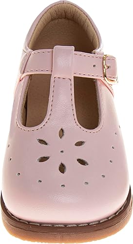 Josmo Baby Girls Maryjane Flats Slipon - Newborn Infant Formal Dress Shoes School Mary Janes (Size 3-8 Infant-Toddlers)