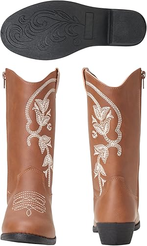 KENSIE GIRL Boots - Girls' Western Cowboy Boots (Toddler/Little Girl/Big Girl)