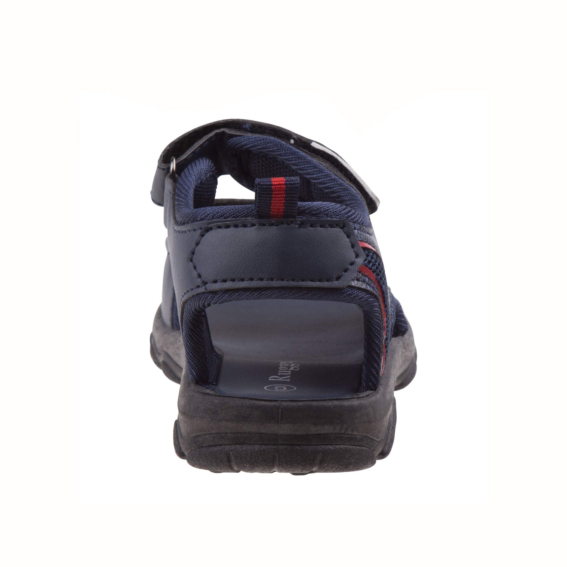 Sandalias deportivas para exteriores con punta abierta para niños y niñas de Rugged Bear, sandalias para playa, piscina, con correa ajustable, para verano, color negro y gris nube (talla mediana, para niños pequeños)