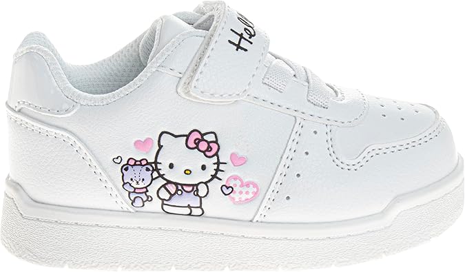 Hello Kitty Sneakers for Girls - Kids Lightweight Athletic Breathable Casual Shoes (Toddler - Little Kid)