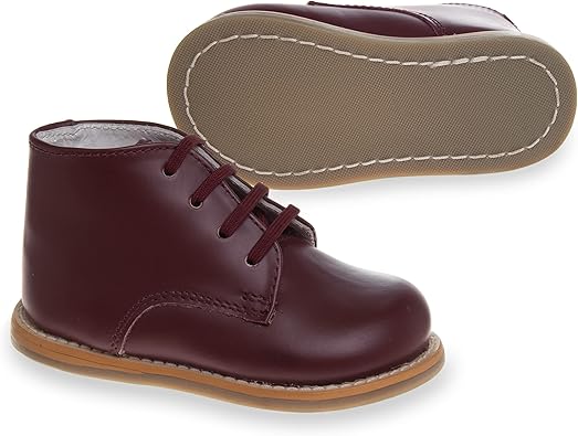 Zapatos para caminar para bebés Josmo Logan: zapatos para bebés cómodos y antideslizantes, botas para primeros pasos, color negro (talla mediana, para bebés)