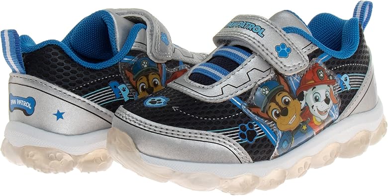 Zapatillas de tenis iluminadas Chase y Marshall de Paw Patrol para niños de Nickelodeon (para niños pequeños)