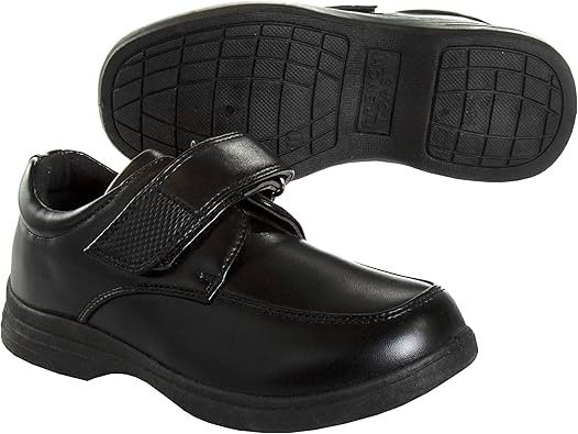 French Toast Boys Shoes - Kids Oxford School Uniform Loafer Church Dress Shoes Slip-On Faux-Leather (Toddler-Big Kid)