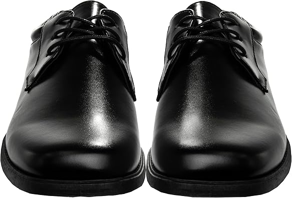 Josmo Boys Dress Shoes - Classic Laceup Oxford Casual Dress Formal Shoes - Black (Toddler/Little Kid 7-13/Big Kid 1-6)