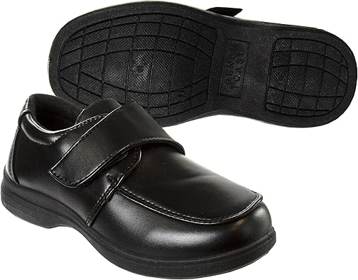 French Toast Boys Shoes - Kids Oxford School Uniform Loafer Church Dress Shoes Slip-On Faux-Leather (Toddler-Big Kid)