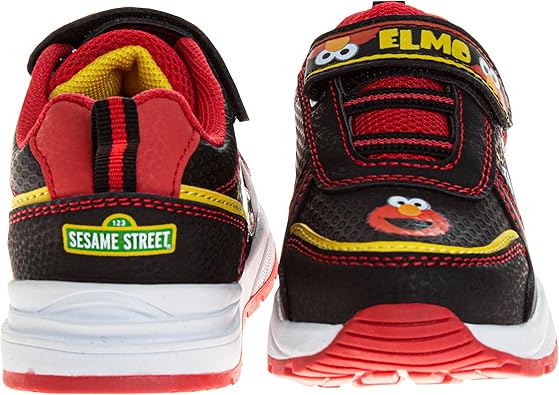 Sesame Street Sneakers - Kids Lightweight Athletic Breathable Running Tennis Shoes (Toddler-Little Kid)