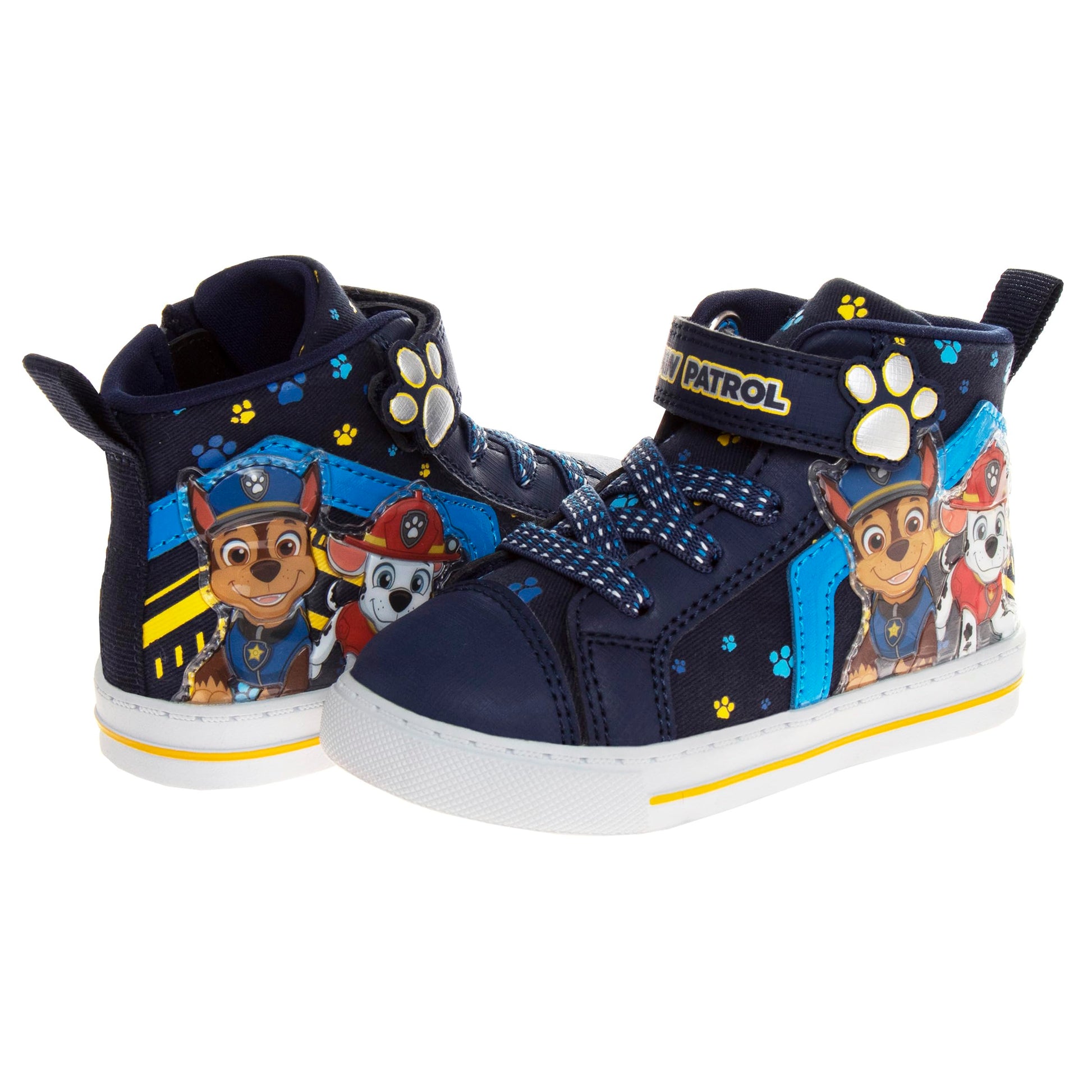 Zapatillas de deporte altas para niños Paw Patrol de Nickelodeon: Chase Marshall (niño pequeño)