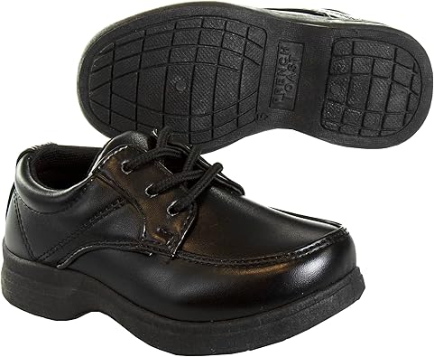 French Toast Boys Shoes - Kids Oxford School Uniform Loafer Church Dress Shoes Slip-On Faux-Leather (Toddler-Big Kid)