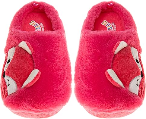 Sandalias tipo pantuflas Squishmallows con punta cerrada, ligeras y cálidas, suaves y cálidas, para niños y adultos (niños pequeños, niños grandes y adultos)