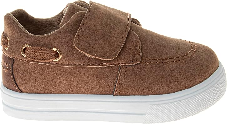 French Toast Boy Sneakers Laceless - Toddlers Athletic Casual Kids Canvas Shoes (Size 5-10 Toddler)