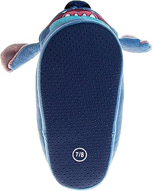 Disney Kids Lilo and Stitch Slippers for Girls - Stitch Plush Warm Soft Aline Comfy Lightweight House Shoes (toddler/little kid)