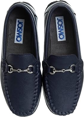 Josmo Boys Moccasin Driving Loafers - Casual Dress Penny Slip On Boat Shoes (Toddlers - Little Kids - Big Kids)