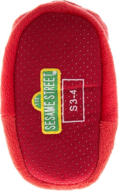 Sesame Street Slippers Groover BigBird CookieMonster Telly Zoe Oscar Elmo - Warm Plush House Shoes for Girls & Boys (sizes: Infant-Toddler)