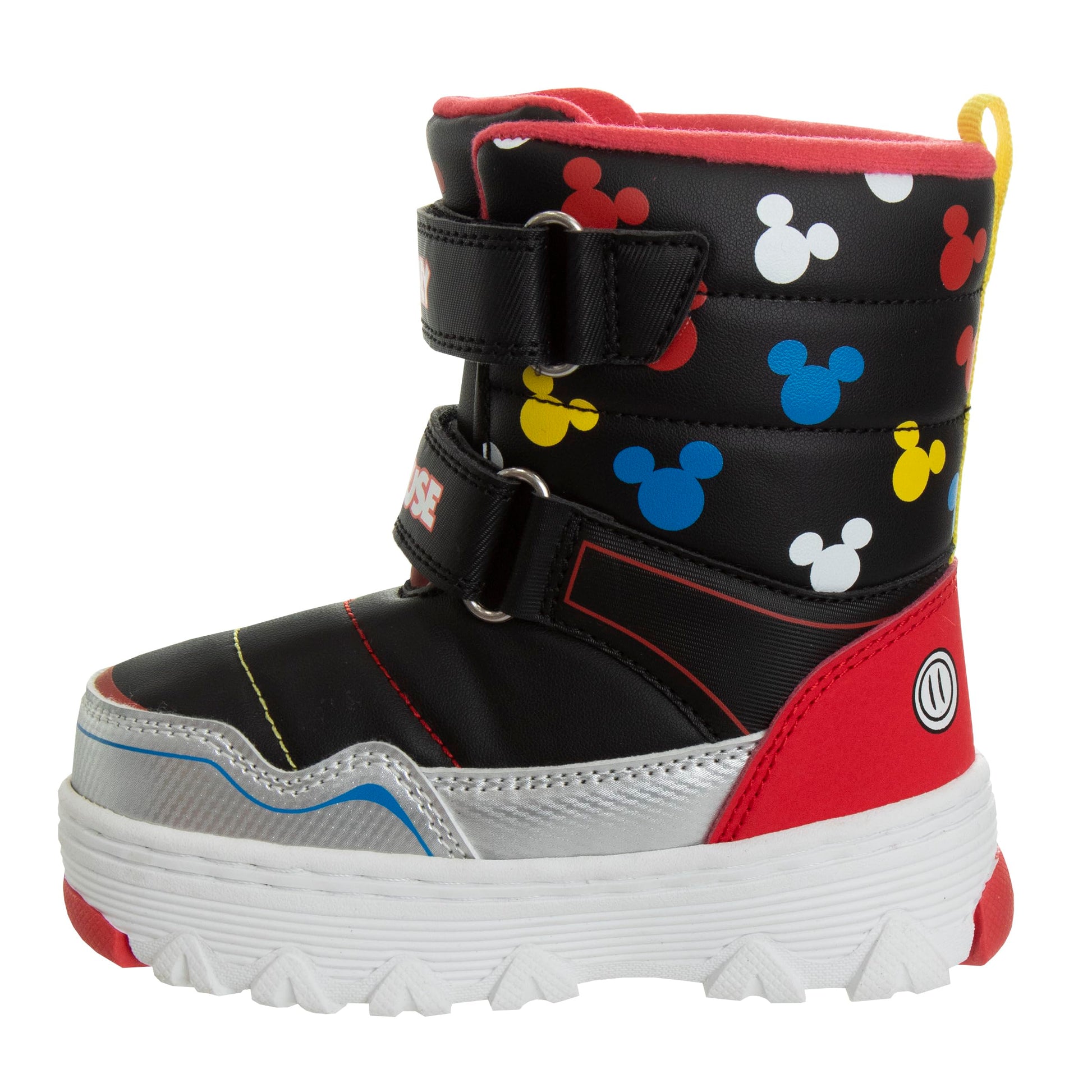 Botas de nieve de Mickey Mouse de Disney: botas de invierno resistentes al agua para niños (bebés y niños pequeños)