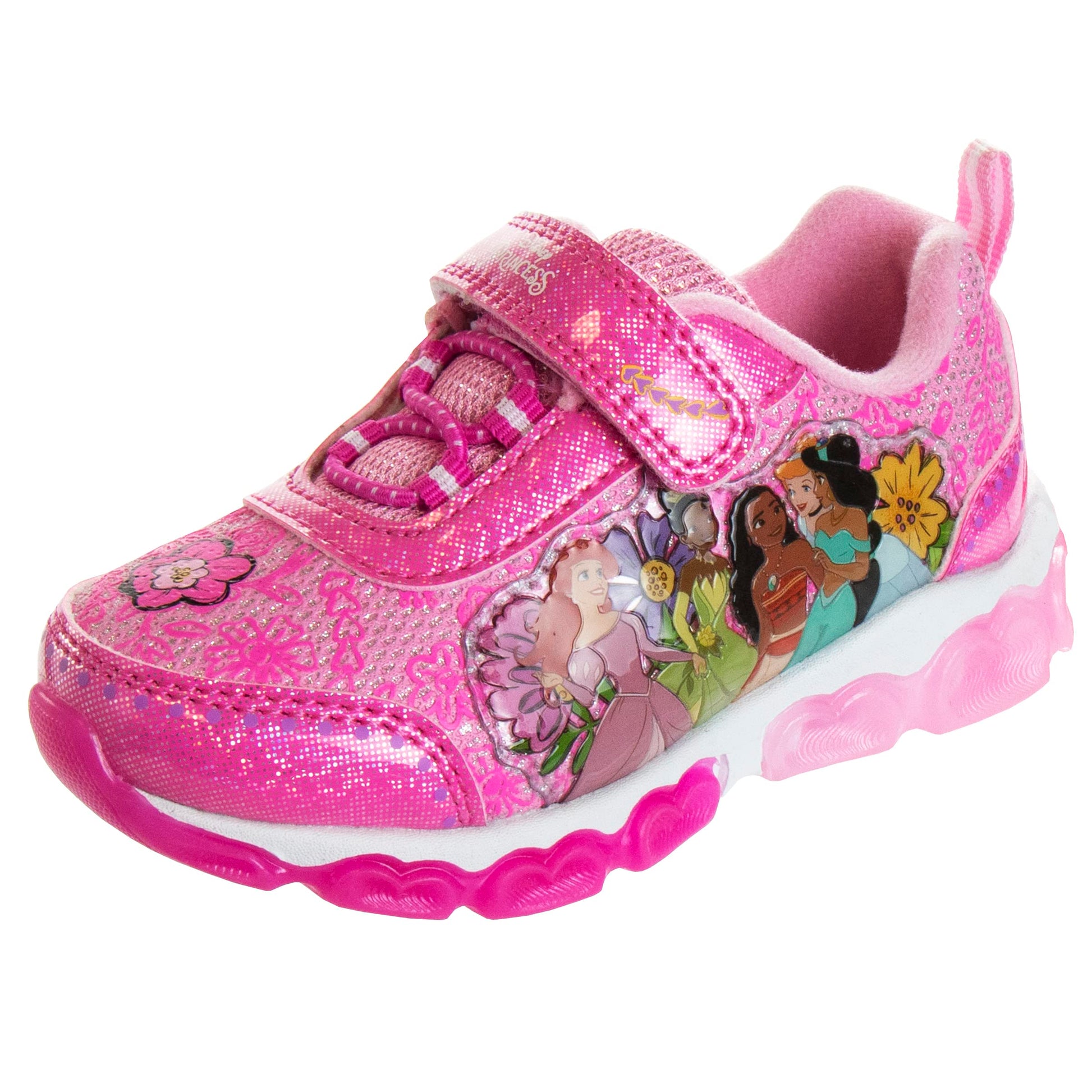 Zapatillas deportivas con luces de princesas de Disney (talla para bebés y niños pequeños)