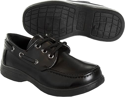 French Toast Boys Shoes - Kids Oxford School Uniform Loafer Church Dress Shoes Slip-On Faux-Leather (Toddler-Big Kid)