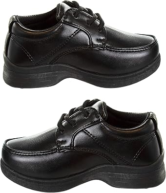 French Toast Boys Shoes - Kids Oxford School Uniform Loafer Church Dress Shoes Slip-On Faux-Leather (Toddler-Big Kid)