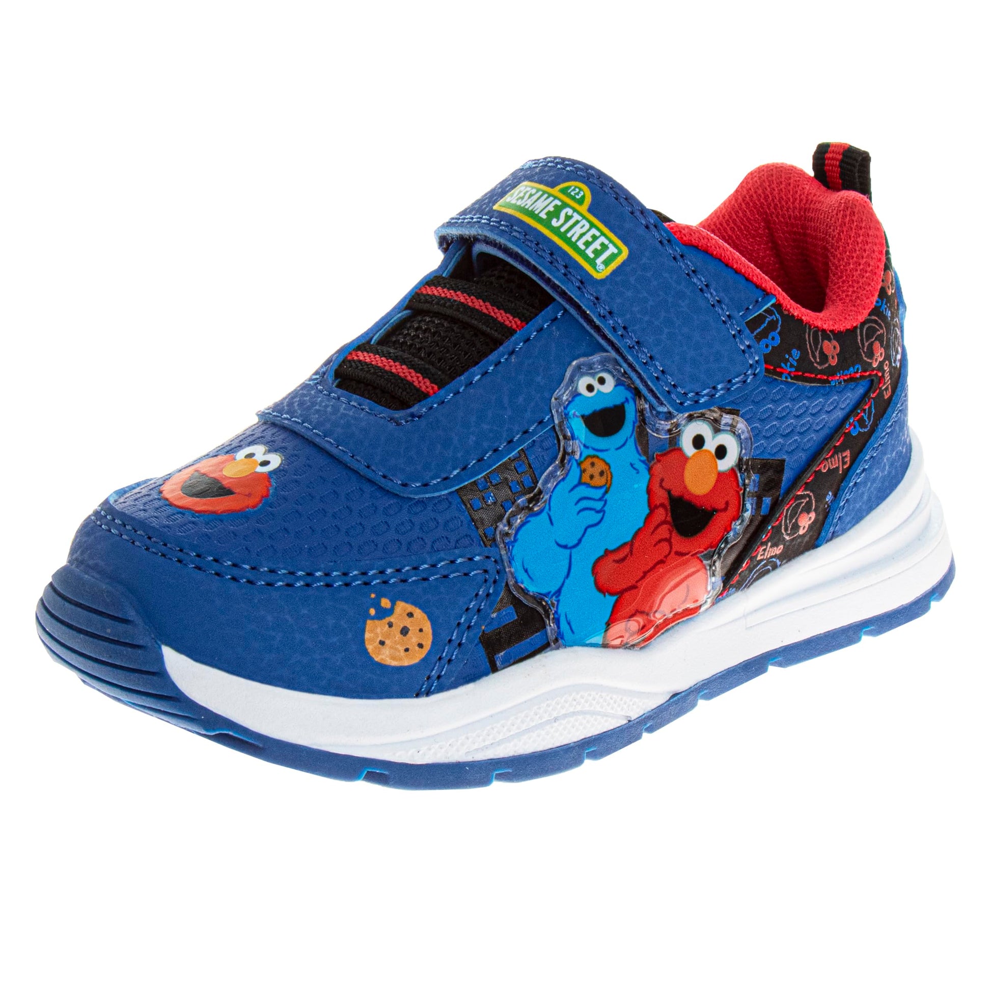 Sesame Street Sneakers - Kids Lightweight Athletic Breathable Running Tennis Shoes (Toddler-Little Kid)