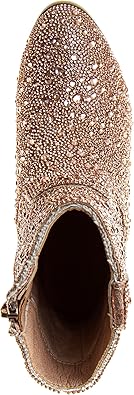 Badgley Mischka Girls Dress Cowgirl Boots - Kids Party Heel Pumps Slip On Cowboy Boot (Little Kid/Big Kid)