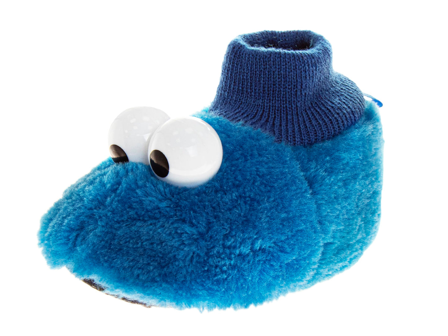 Pantuflas de Barrio Sésamo Groover BigBird CookieMonster Telly Zoe Oscar Elmo - Zapatillas de estar por casa cálidas y afelpadas para niñas y niños (tallas: bebés y niños pequeños)