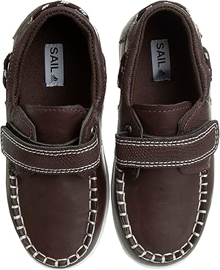 Josmo Boys Boat Shoes – Toddler Casual Dress Boat Shoe Loafer Comfort Moccasins (Toddler- Big Kid)