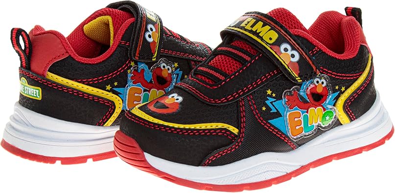 Sesame Street Sneakers - Kids Lightweight Athletic Breathable Running Tennis Shoes (Toddler-Little Kid)