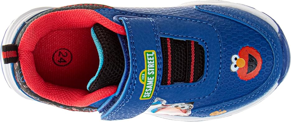 Sesame Street Sneakers - Kids Lightweight Athletic Breathable Running Tennis Shoes (Toddler-Little Kid)