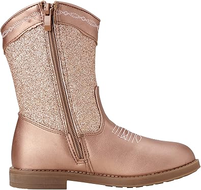 Laura Ashley Girls' Cowgirl Boots - Western Glitter Cowboy Boots (Toddler/Little Girl)