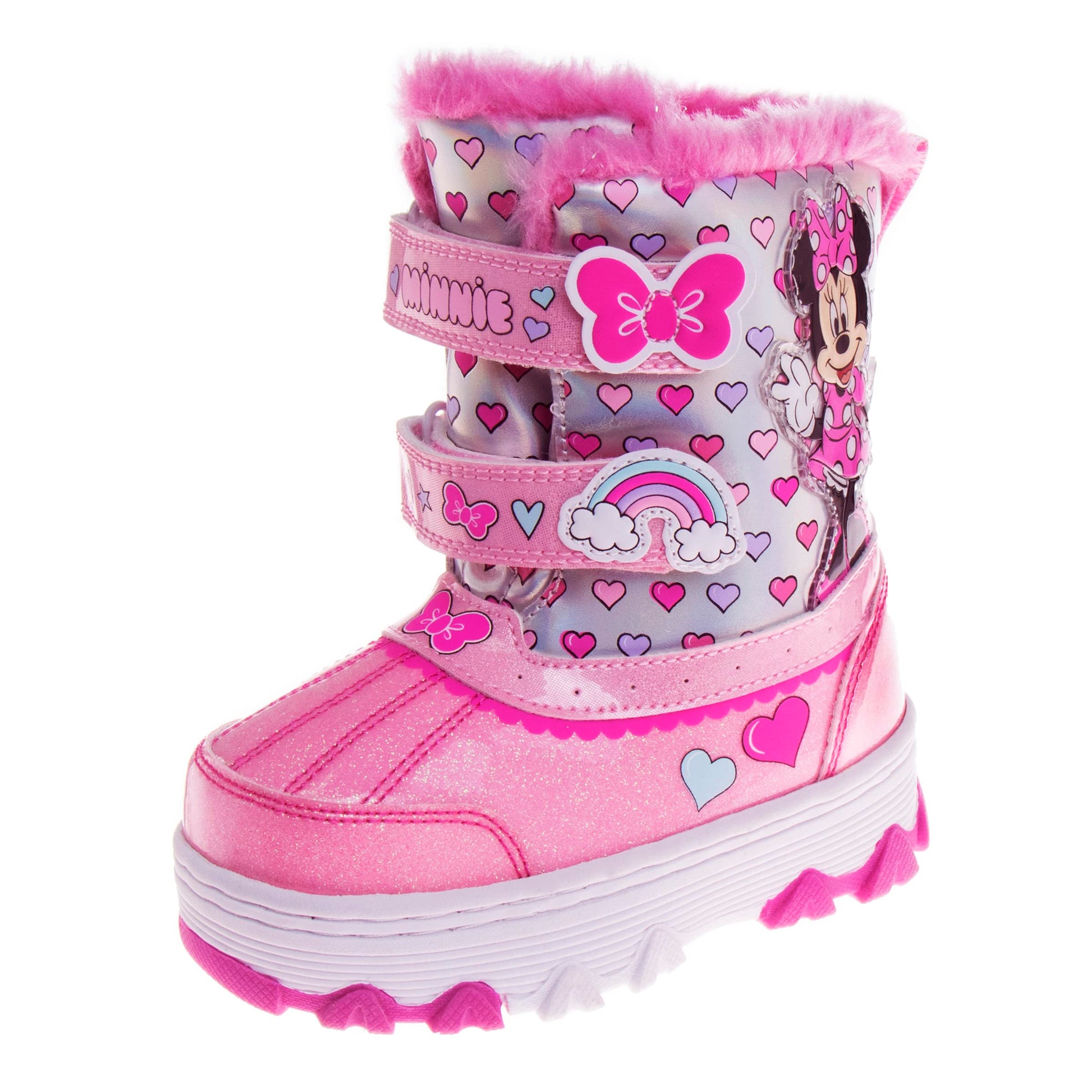 Botas de nieve resistentes al agua de Minnie Mouse (niño pequeño)