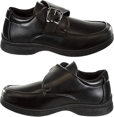 French Toast Boys Shoes - Kids Oxford School Uniform Loafer Church Dress Shoes Slip-On Faux-Leather (Toddler-Big Kid)