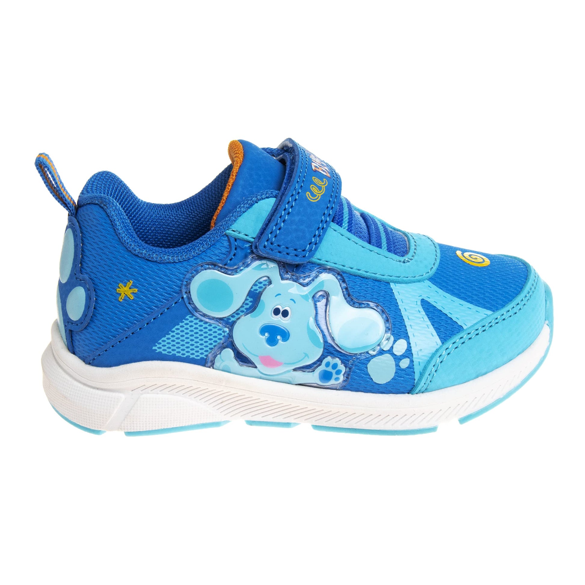 Zapatillas deportivas para niños de Nickelodeon Boys Blues Clues con luces, ligeras, transpirables, para correr y atletismo (talla 9 para niños pequeños)